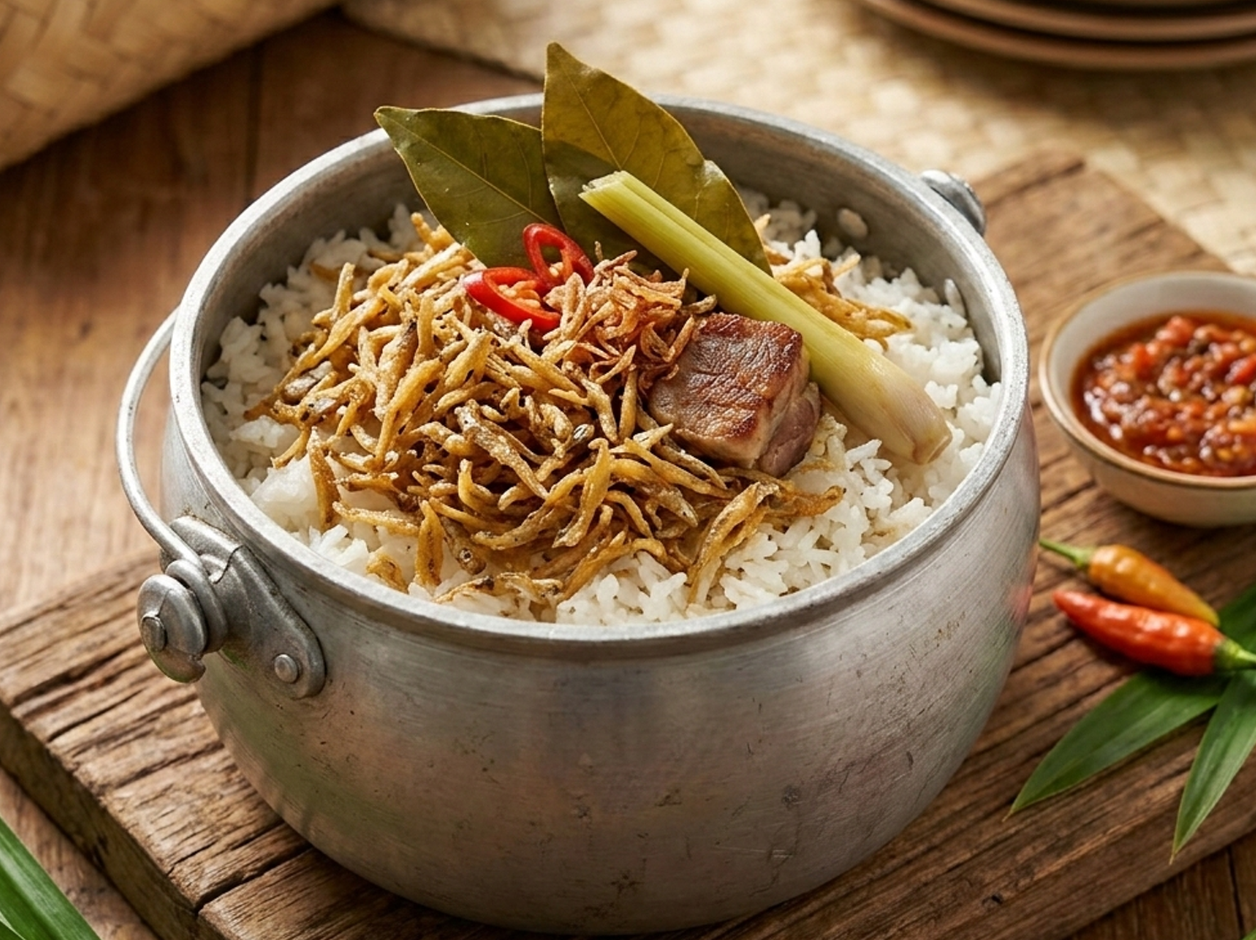 Nasi Liwet Ikan Asin